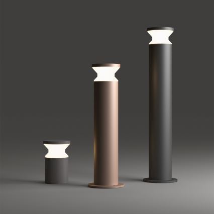 Ideal Lux - Utelampa TORRE 1xE27/15W/230V 60 cm IP65 antracit