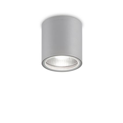 Ideal Lux - Utomhus-spotlampa GUN 1xGU10/28W/230V Ø 11 cm IP55 grå