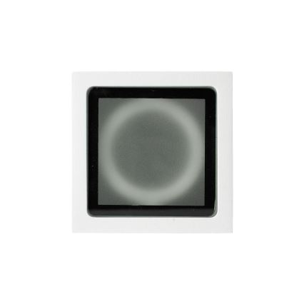 Ideal Lux - Utomhus spotlampa TECHO 1xGU10/20W/230V 15x15 cm IP54 vit
