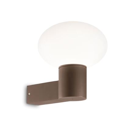 Ideal Lux - Utomhus vägglampa CLIO 1xE27/42W/230V IP44 brun