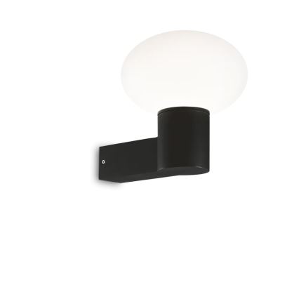 Ideal Lux - Utomhus vägglampa CLIO 1xE27/42W/230V IP44 svart