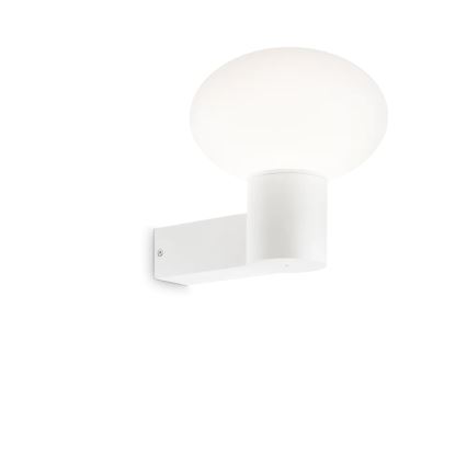 Ideal Lux - Utomhus vägglampa CLIO 1xE27/42W/230V IP44 vit