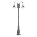 Ideal Lux - Utomhuslampa CIMA 2xE27/52W/230V 216 cm IP43 antracit