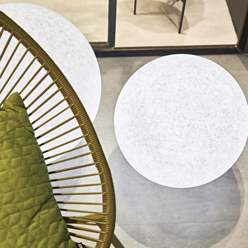 Ideal Lux - Utomhuslampa DORIS 1x E27/60W/230V Ø 78 cm IP44 grå