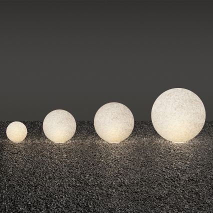 Ideal Lux - Utomhuslampa DORIS 1x E27/60W/230V Ø 78 cm IP44 grå