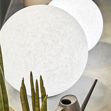 Ideal Lux - Utomhuslampa DORIS 1xE27/60W/230V Ø 58 cm IP44 grå
