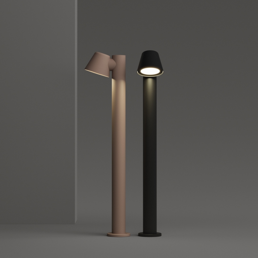 Ideal Lux - Utomhuslampa GAS 1xGU10/35W/230V 80 cm IP43 brun