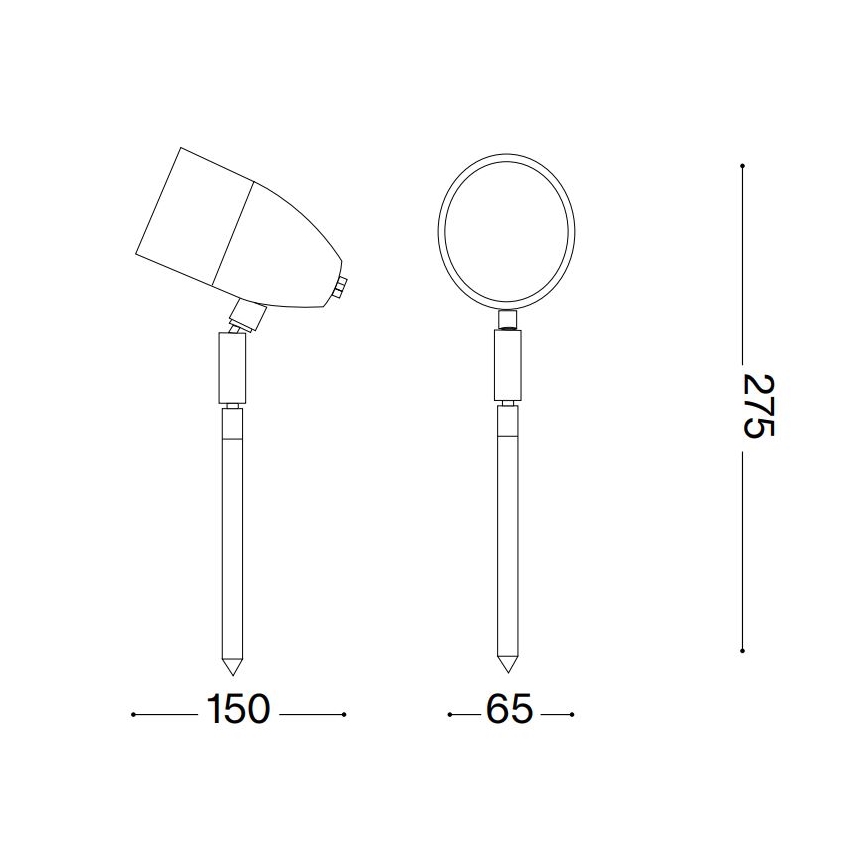 Ideal Lux - Utomhuslampa INSIDE 1xG9/15W/230V 27,5 cm IP54 brun