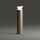 Ideal Lux - Utomhuslampa TORRE 1xE27/15W/230V 60 cm IP65 brun