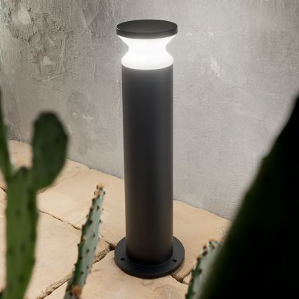 Ideal Lux - Utomhuslampa TORRE 1xE27/15W/230V 60 cm IP65 svart