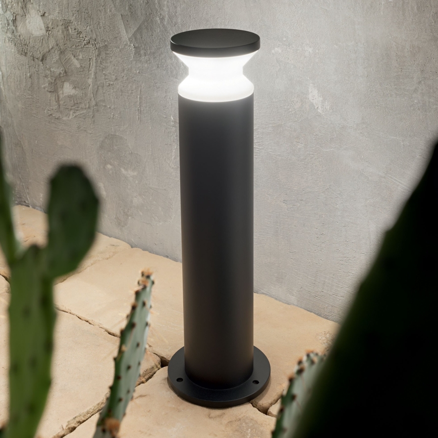 Ideal Lux - Utomhuslampa TORRE 1xE27/15W/230V 60 cm IP65 svart