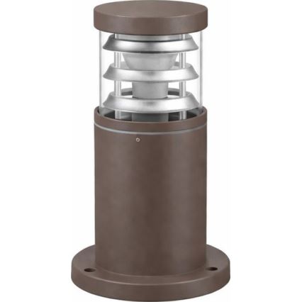 Ideal Lux - Utomhuslampa TRONCO 1xE27/42W/230V 25 cm IP65 brun