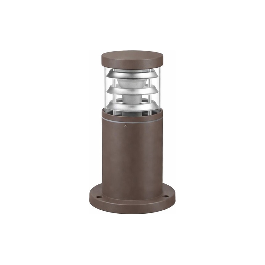 Ideal Lux - Utomhuslampa TRONCO 1xE27/42W/230V 25 cm IP65 brun