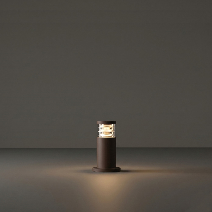 Ideal Lux - Utomhuslampa TRONCO 1xE27/42W/230V 25 cm IP65 brun