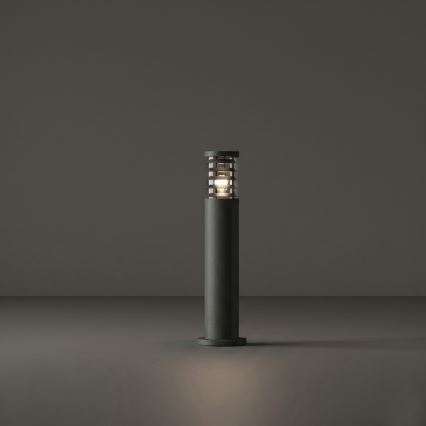 Ideal Lux - Utomhuslampa TRONCO 1xE27/42W/230V 60 cm IP65 antracit