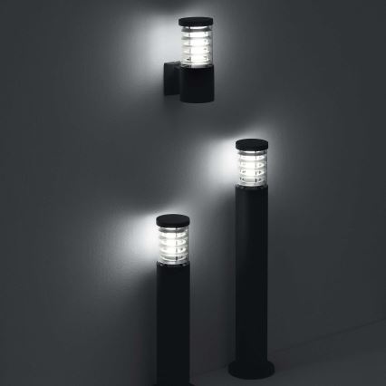 Ideal Lux - Utomhuslampa TRONCO 1xE27/42W/230V 60 cm IP65 antracit