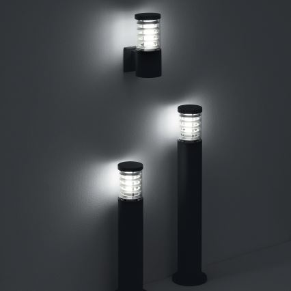 Ideal Lux - Utomhuslampa TRONCO 1xE27/42W/230V 60 cm IP65 svart
