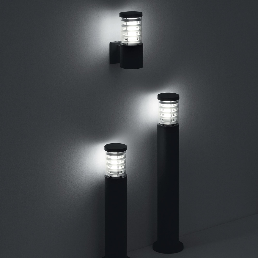 Ideal Lux - Utomhuslampa TRONCO 1xE27/42W/230V 60 cm IP65 svart