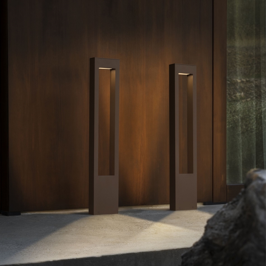 Ideal Lux - Utomhuslampa VEGA 1xG9/15W/230V 80 cm IP44 brun