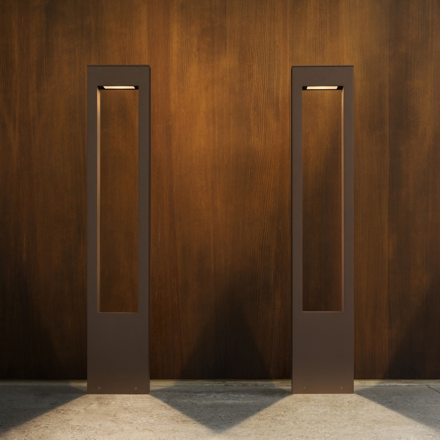 Ideal Lux - Utomhuslampa VEGA 1xG9/15W/230V 80 cm IP44 brun