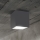 Ideal Lux - Utomhusspotlampa TECHO 1xGU10/20W/230V 9x9 cm IP54 antracit