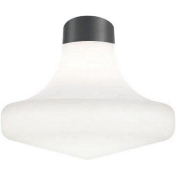 Ideal Lux - Utomhustaklampa CLIO 1xE27/42W/230V IP44 antracit