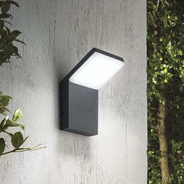 Ideal Lux - Utomhusväggarmatur STYLE LED/8,5W/230V 3000K CRI 90 IP54 svart