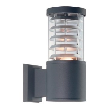 Ideal Lux - Utomhusväggarmatur TRONCO 1xE27/42W/230V IP44 antracit