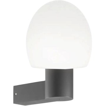 Ideal Lux - Utomhusvägglampa CLIO 1xE27/42W/230V IP44 antracit