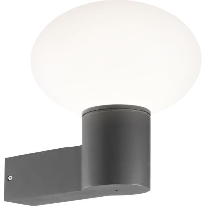 Ideal Lux - Utomhusvägglampa CLIO 1xE27/42W/230V IP44 antracit