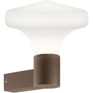 Ideal Lux - Utomhusvägglampa CLIO 1xE27/42W/230V IP44 brun