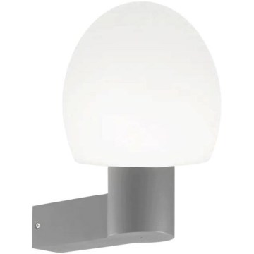 Ideal Lux - Utomhusvägglampa CLIO 1xE27/42W/230V IP44 grå