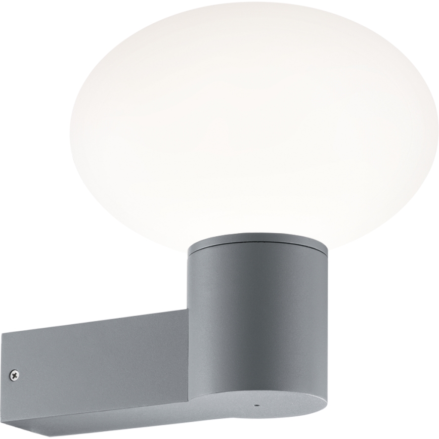 Ideal Lux - Utomhusvägglampa CLIO 1xE27/42W/230V IP44 grå