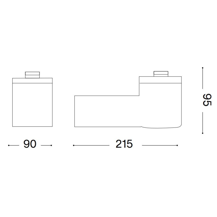 Ideal Lux - Utomhusvägglampa CLIO 1xE27/42W/230V IP44 grå