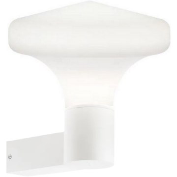 Ideal Lux - Utomhusvägglampa CLIO 1xE27/42W/230V IP44 vit