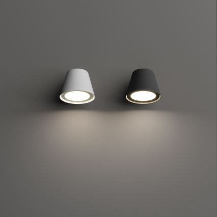Ideal Lux - Utomhusvägglampa GAS 1xGU10/28W/230V IP43 antracit