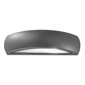 Ideal Lux - Utomhusvägglampa GIOVE 1xE27/60W/230V IP54, antracit