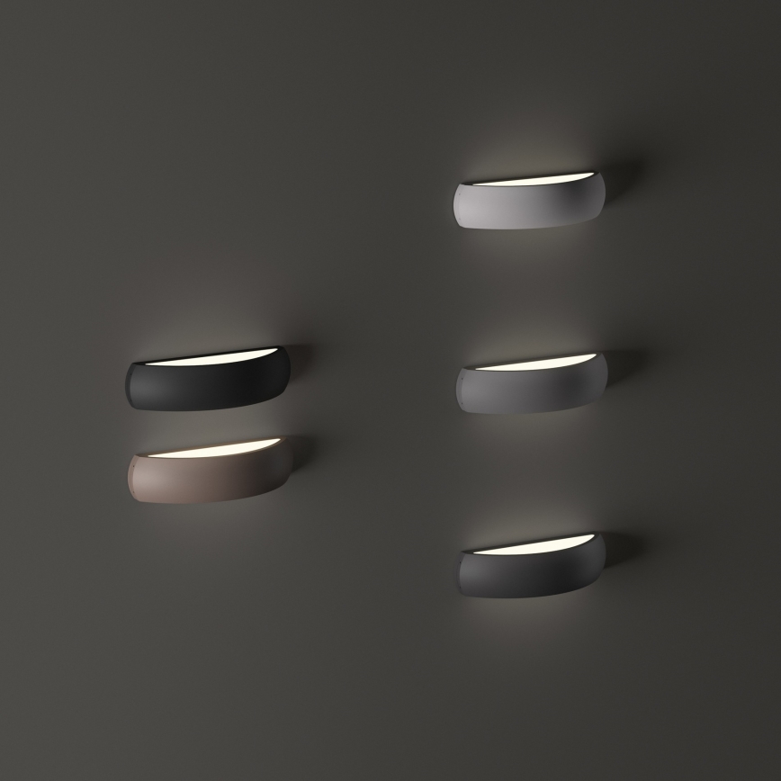 Ideal Lux - Utomhusvägglampa GIOVE 1xE27/60W/230V IP54, antracit