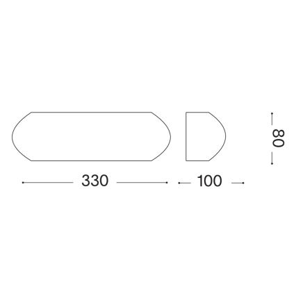 Ideal Lux - Utomhusvägglampa GIOVE 1xE27/60W/230V IP54 brun