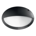Ideal Lux - Utomhusvägglampa POLAR 1xE27/23W/230V IP66 svart