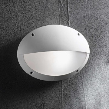 Ideal Lux - Utomhusvägglampa POLAR 1xE27/23W/230V IP66 vit