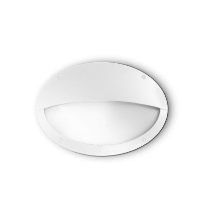 Ideal Lux - Utomhusvägglampa POLAR 1xE27/23W/230V IP66 vit