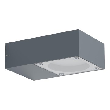 Ideal Lux - Utomhusvägglampa SIRIO 1xGX53/9W/230V IP65 antracit