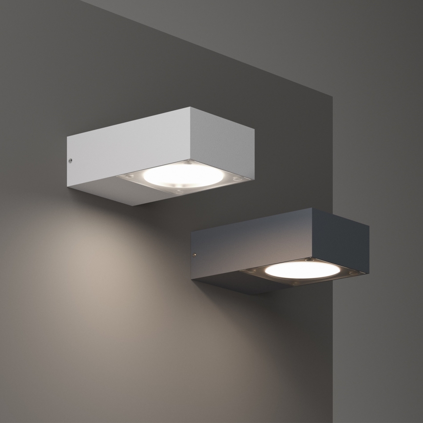 Ideal Lux - Utomhusvägglampa SIRIO 1xGX53/9W/230V IP65 antracit
