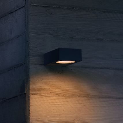 Ideal Lux - Utomhusvägglampa SIRIO 1xGX53/9W/230V IP65 brun