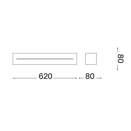 Ideal Lux - Väggbelysning 4xE14/40W/230V