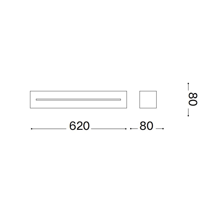 Ideal Lux - Väggbelysning 4xE14/40W/230V vit