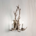 Ideal Lux - Vägglampa CHALET 2xE14/40W/230V horns