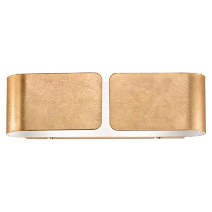 Ideal Lux - Vägglampa CLIP 2xE27/60W/230V guld