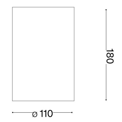 Ideal Lux - Vägglampa FLASH 1xG9/40W/230V vit